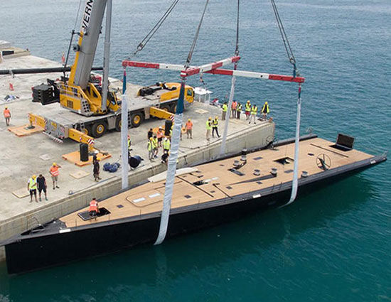 Tango, the latest Wallycento superyacht, is successfully launched