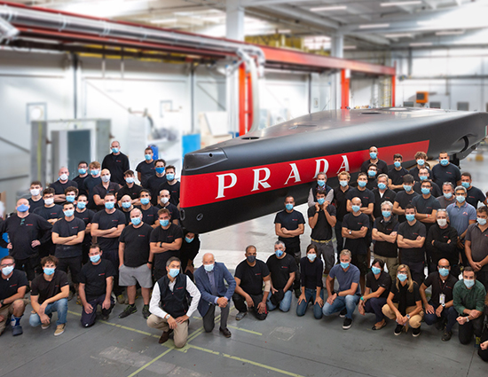 Luna Rossa Boat 2 Launched in Auckland