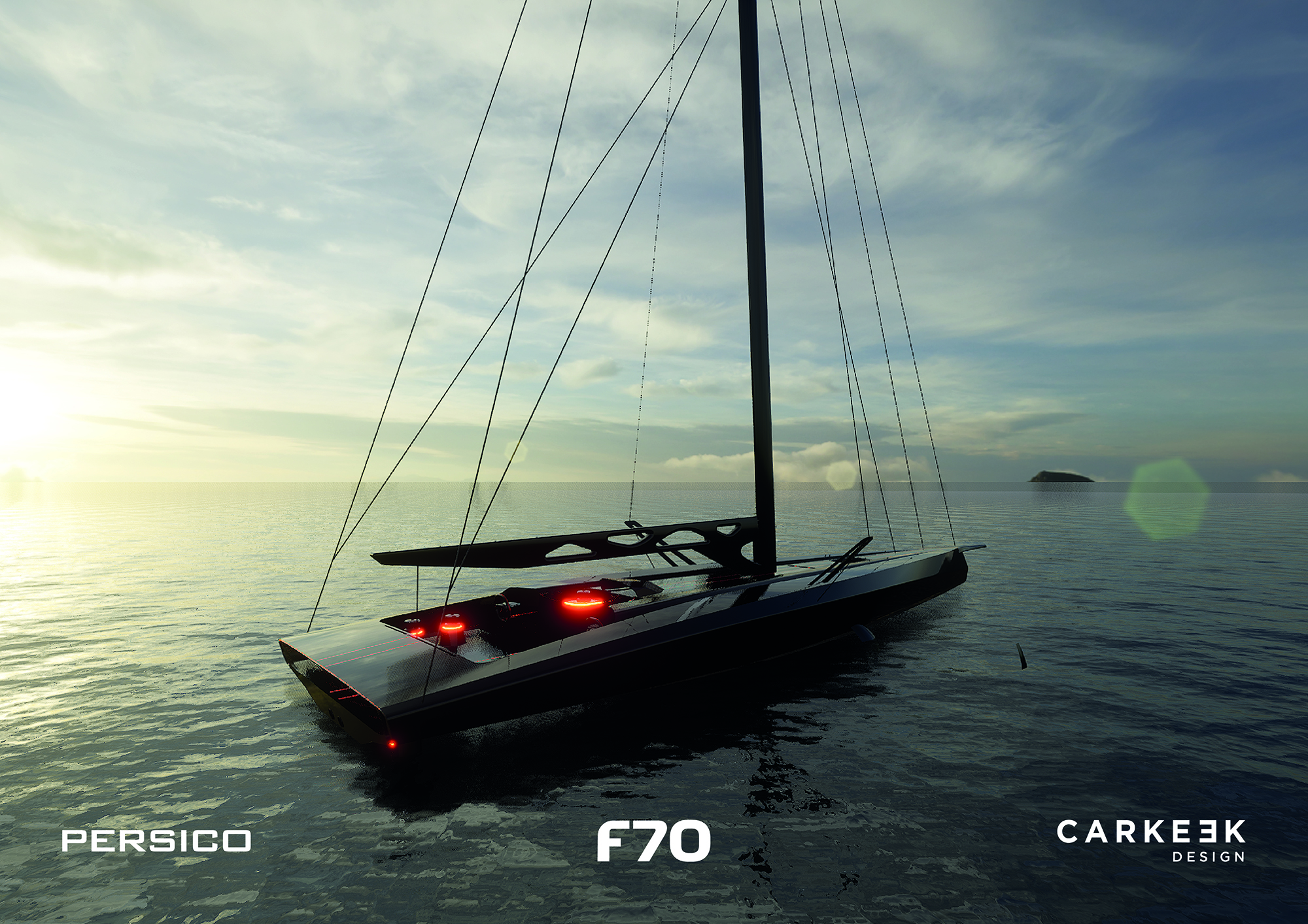 Persico Marine and Carkeek Design Partners introduce F 70 full-foiling day sailer-racer