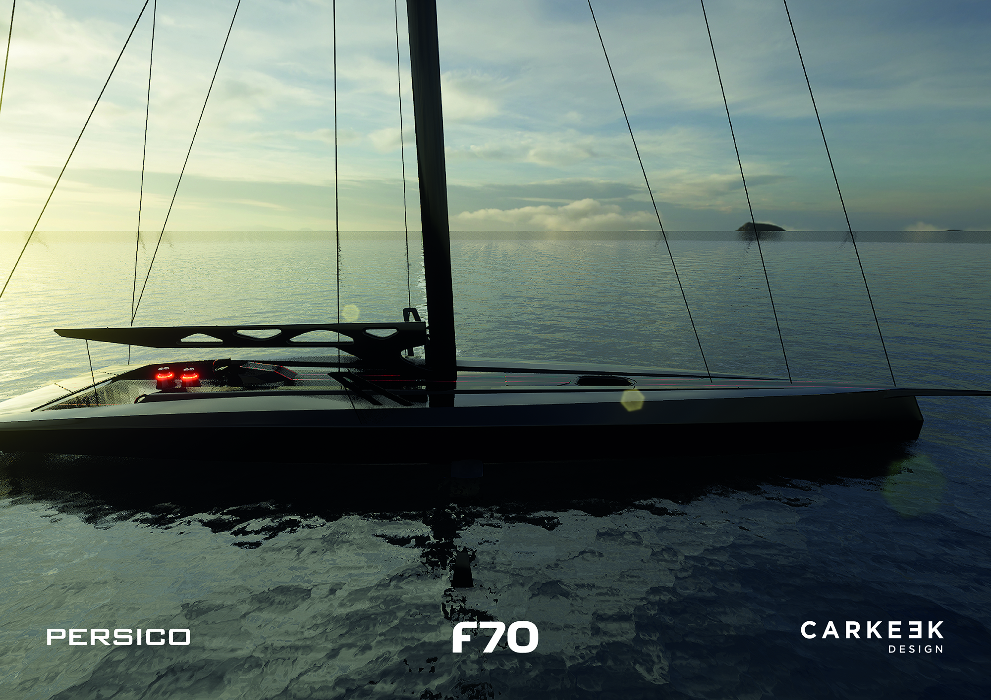 Persico Marine and Carkeek Design Partners introduce F 70 full-foiling day sailer-racer