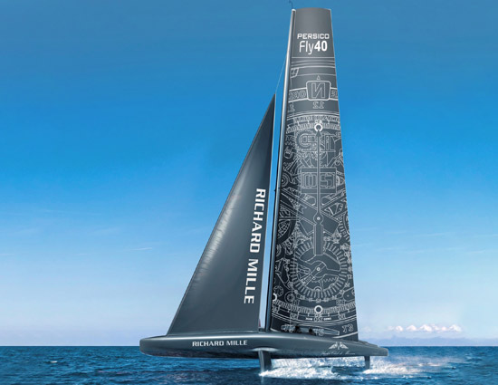 Pierre Casiraghi and Peter Harrison set to take off on Jolt 4, the first Persico Fly40