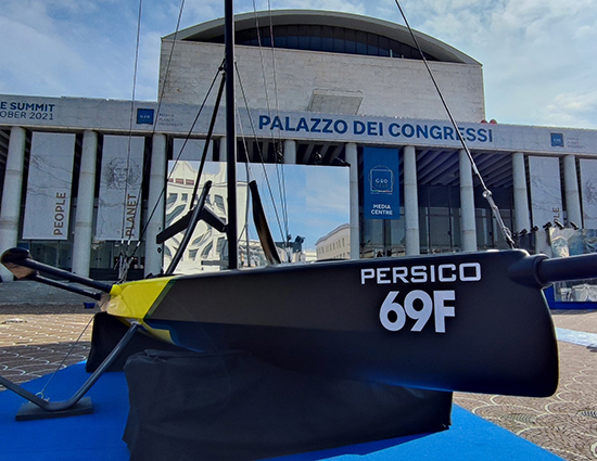 On display at the G20, the Persico 69F: an icon of Italian design